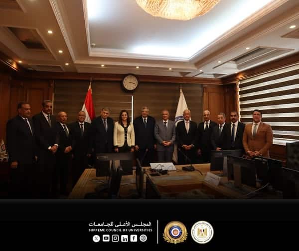 اللجنة المختصة بترشيح السادة رؤساء الجامعات تجري مقابلات السادة المتقدمين لرئاسة جامعة الغردقة بمقر أمانة المجلس الأعلى للجامعات