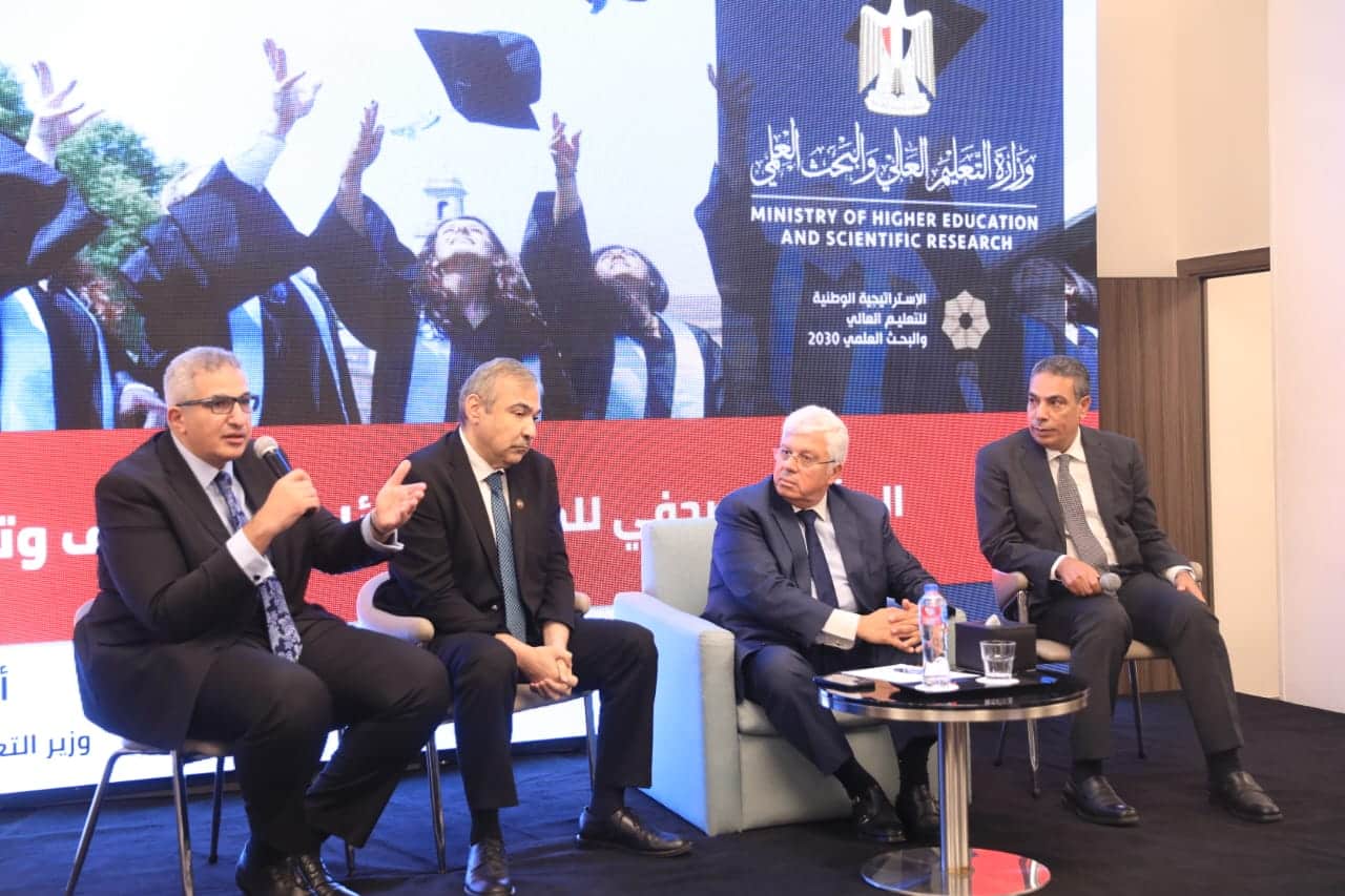 وزير التعليم العالي يعلن نتائج المرحلة الأولى من الدعوة التنافسية لمبادرة “تحالف وتنمية” في مؤتمر صحفي بحضور أمين عام المجلس الأعلى للجامعات
