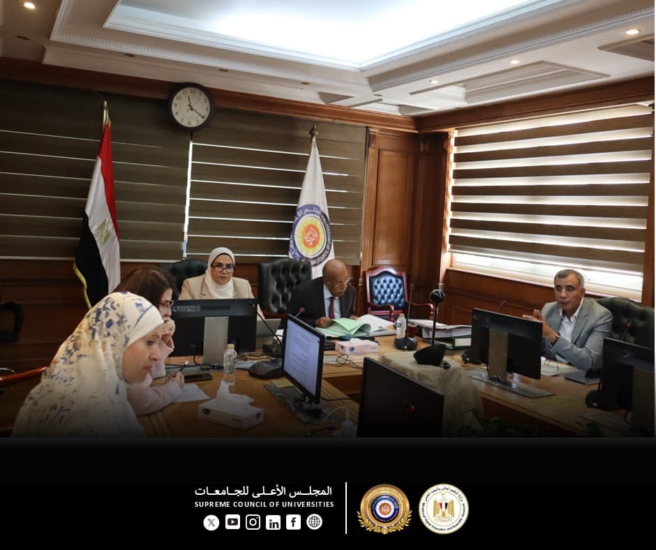انعقاد لجنة العلاقات الثقافية بمقر أمانة المجلس الأعلى للجامعات