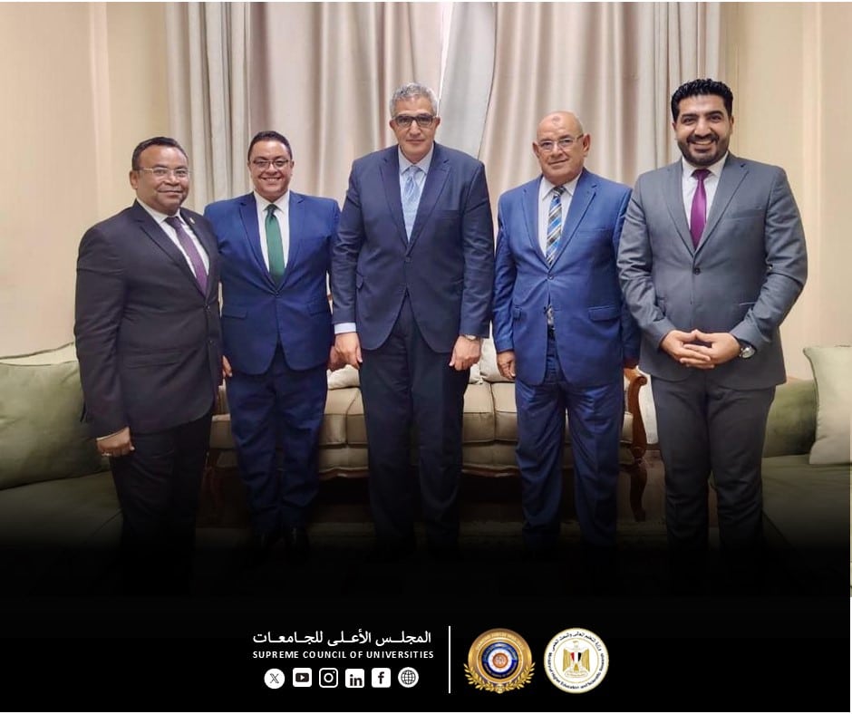 وزارة التعليم العالي: اجتماع لوضع لائحة موحدة لمراكز الدعم النفسى والإجتماعى والارشاد الأسرى بالجامعات المصرية بمقر أمانة المجلس الأعلى للجامعات