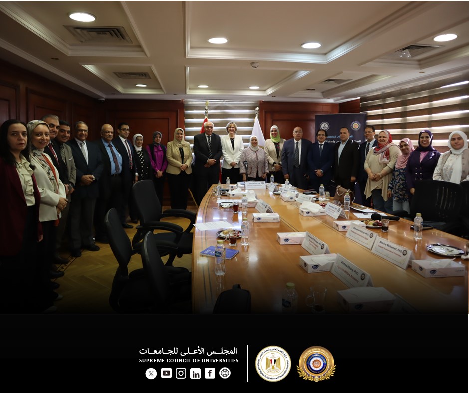 المجلس الأعلى للجامعات ينظم ورشة عمل بعنوان” ورشة التحول الرقمي والذكاء الاصطناعي في التعليم العالي”