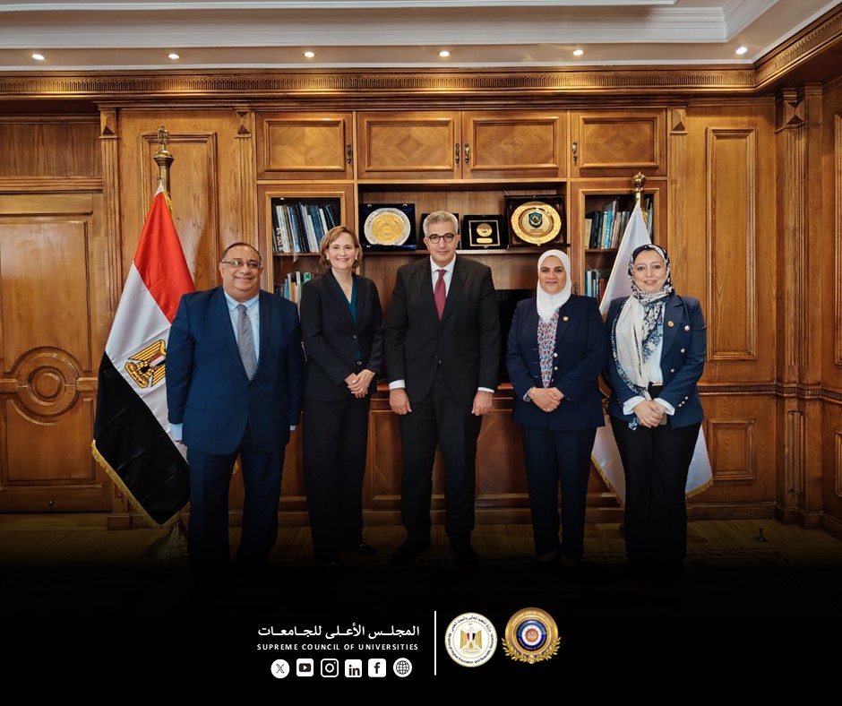 المجلس الأعلى للجامعات يستضيف خبيرة هيئة فولبرايت الأمريكية لدعم تطوير قدراته المؤسسية