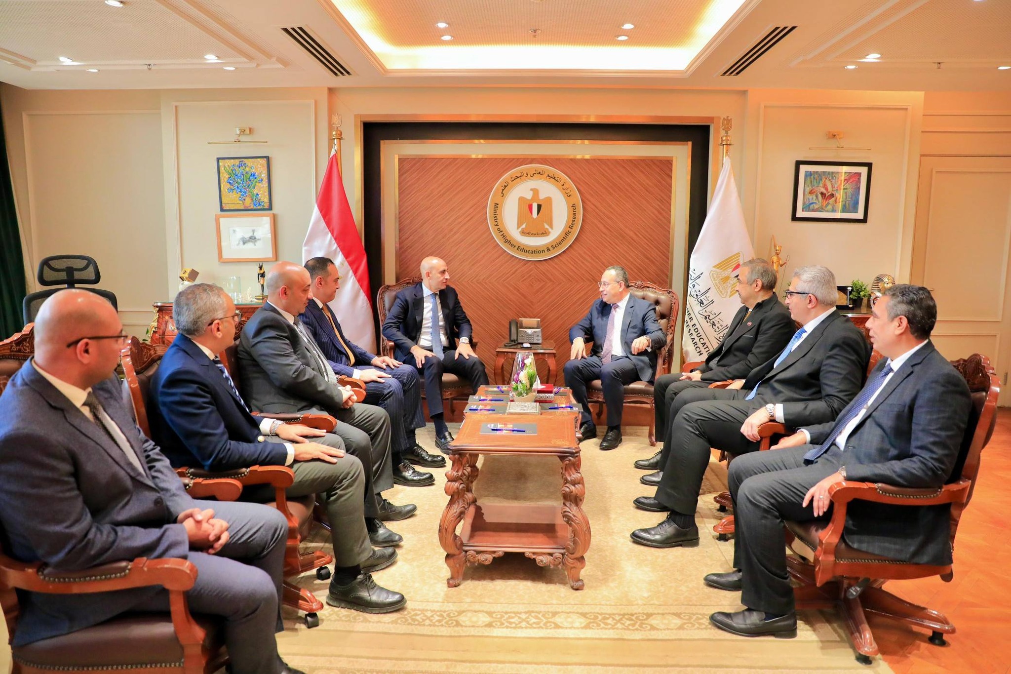 وزيرا التعليم العالي والتربية والتعليم يبحثان تعزيز التكامل المؤسسي بين الوزارتين وتطوير آليات التنسيق المشترك بحضور أمين المجلس الأعلى للجامعات