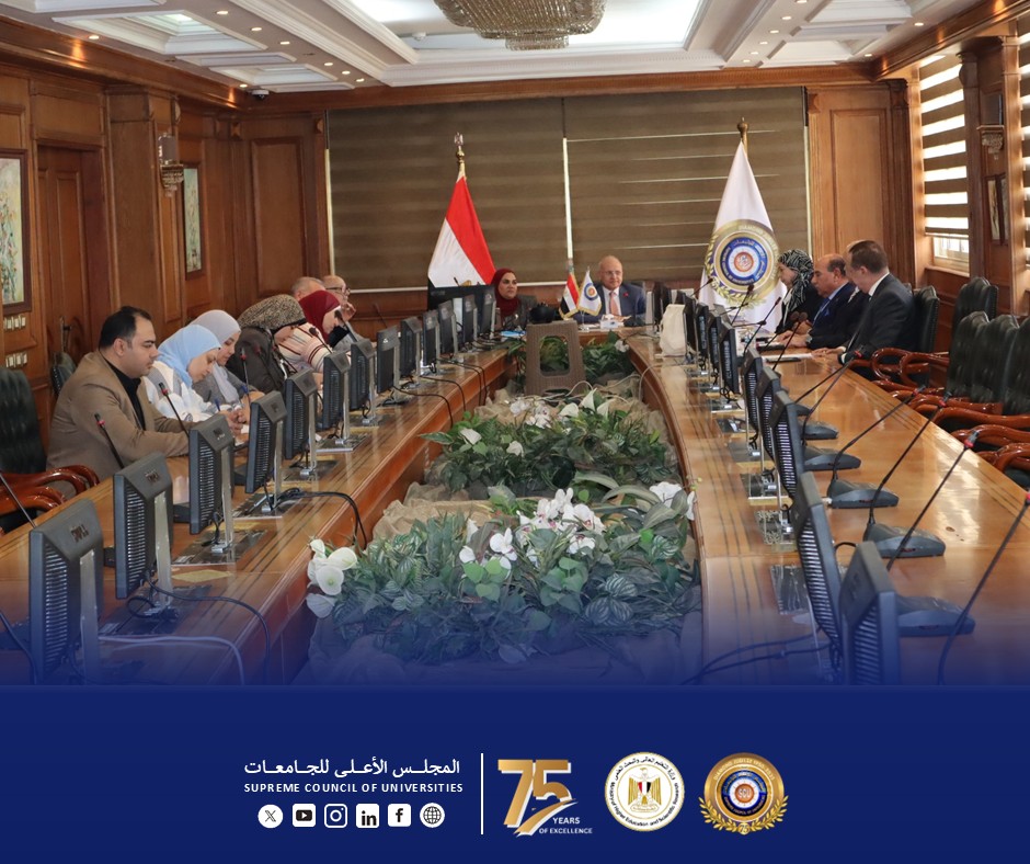 اجتماع لجنة العلاقات الثقافية بتشكيلها الجديد بمقر أمانة المجلس