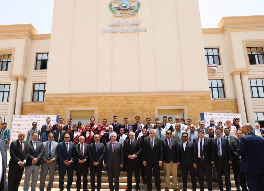 أمين عام المجلس الأعلى للجامعات يشارك على هامش انعقاد المجلس الأعلى للجامعات بجامعة قناة السويس..  تفقد وزير التعليم العالي جامعة الإسماعيلية الجديدة الأهلية