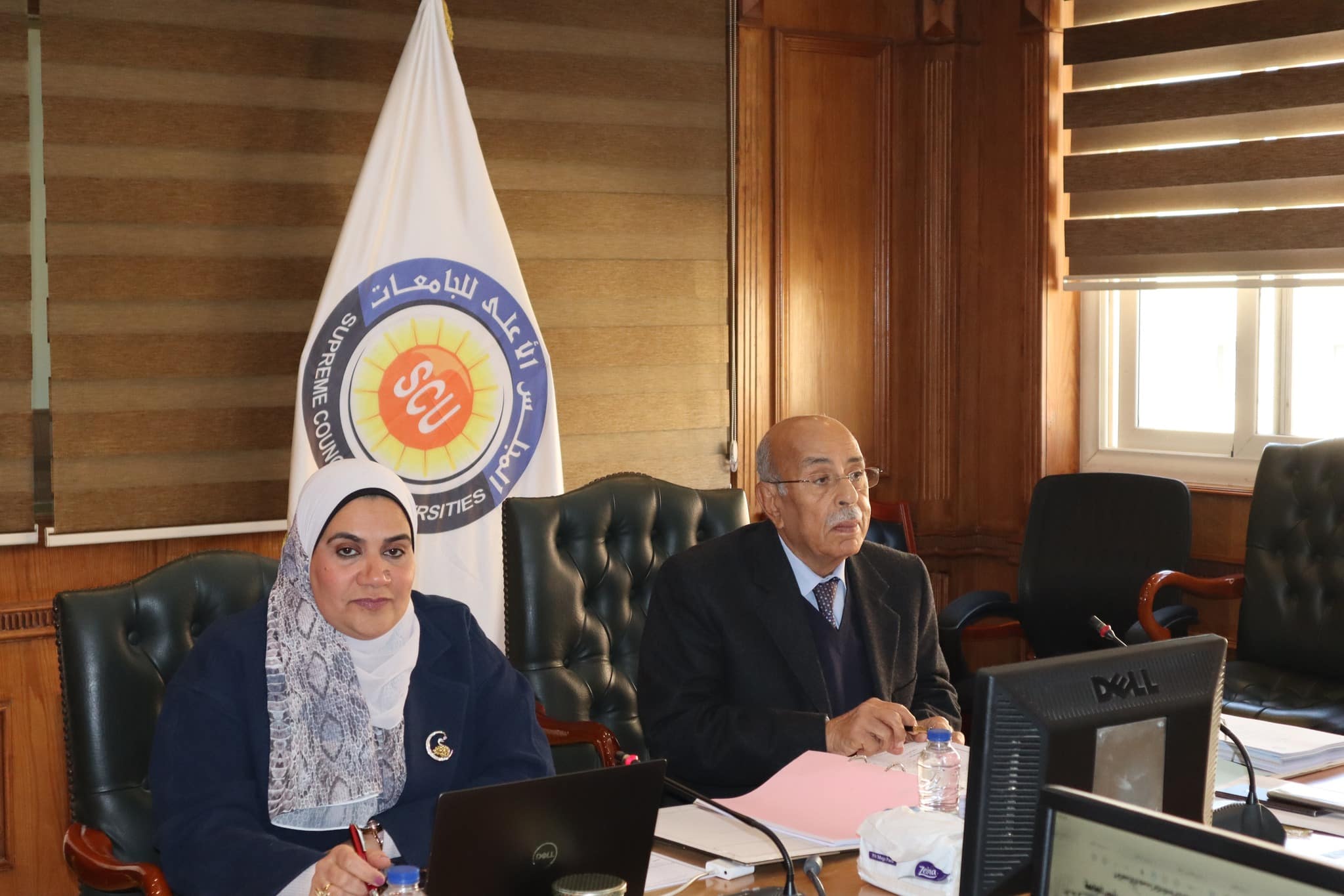 إنعقاد لجنة العلاقات الثقافية بأمانة المجلس الأعلى للجامعات