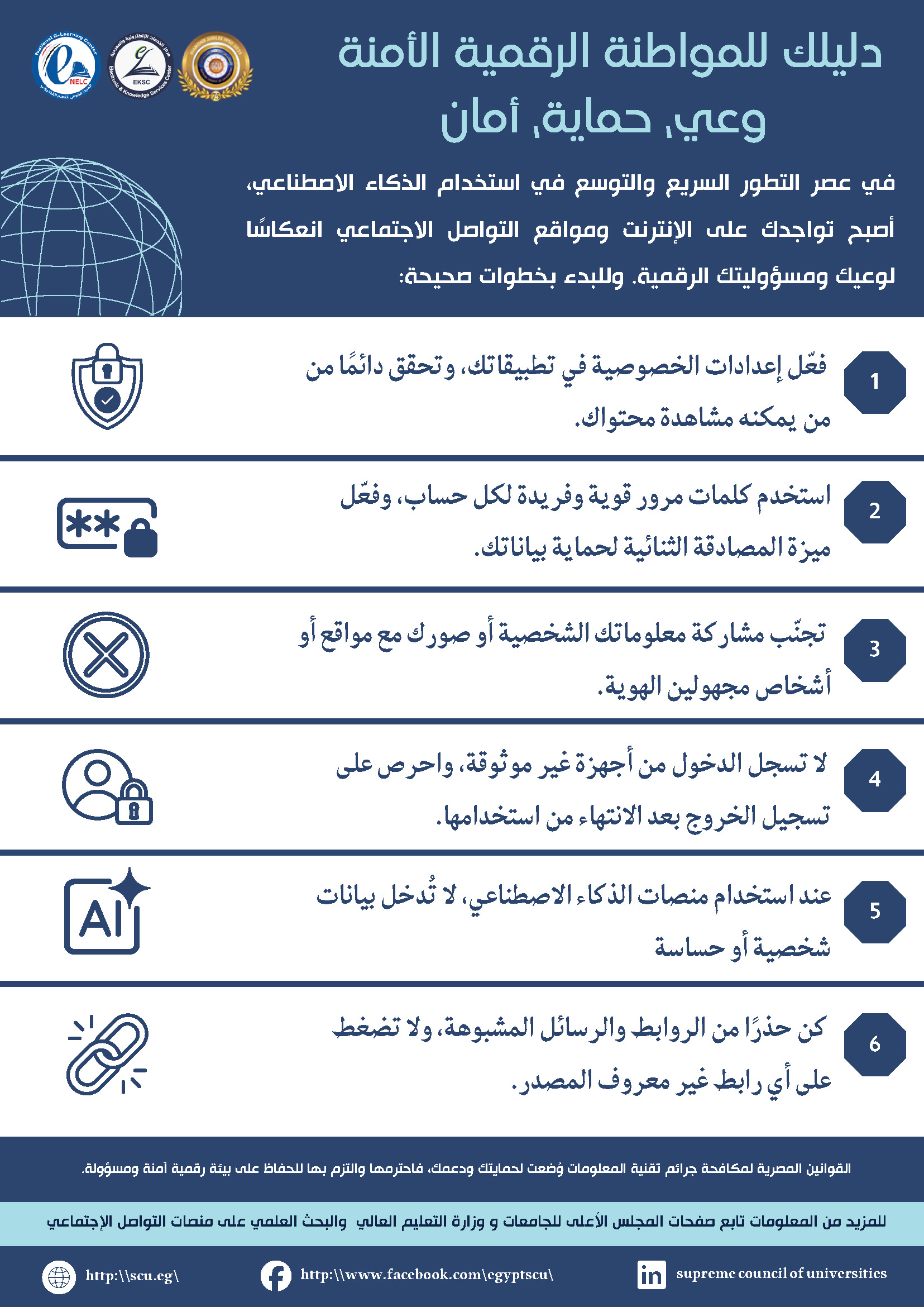 دليلك للمواطنة الرقمية الآمنة