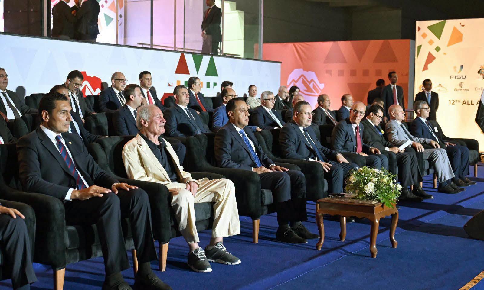 بحضور رئيس مجلس الوزراء وزير التعليم العالي والقائم بعمل وزير الثقافة ووزير الشباب والرياضة يشهدان افتتاح دورة الألعاب الإفريقية الثانية عشرة للجامعات «القاهرة 2026» بحضور أمين المجلس الأعلى للجامعات